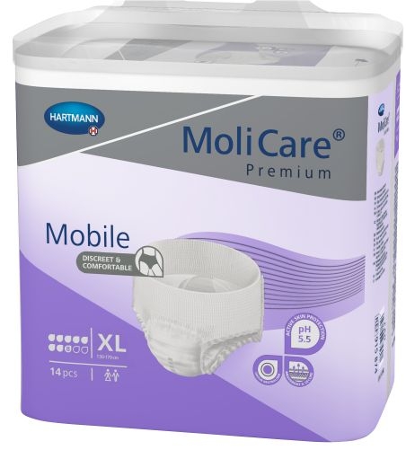 MoliCare Mobile 8 Super Gr. xlarge ,weiss/lila ,15.25.24.2506 ,14er Packung