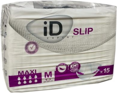 ID Expert Slip Maxi ,medium ,weiss/lila , CottonFeel ,15.25.31.8059 ,15er Packung