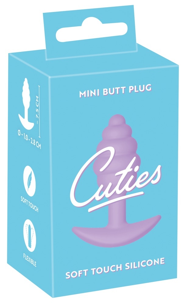 Cuties Mini Butt Plug purple 7,5cm