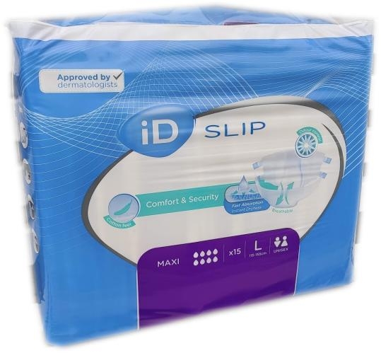 ID Expert Slip Maxi ,large ,weiss/lila , CottonFeel ,15.25.31.8063 ,15er Packung