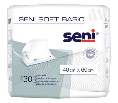 Seni Soft Basic Krankenunterlagen 40x60cm ,19.40.05.4048 ,30er Packung
