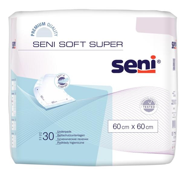 Seni Soft Super Krankenunterlagen 60x60cm ,19.40.05.4048 ,30er Packung