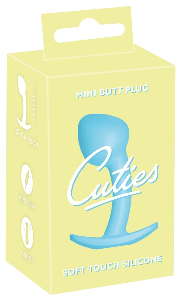 Cuties Mini Butt Plug blau 7,1cm