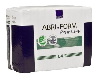 Abri Form Premium L4 xPlus large ,Slip, weiss, 15.25.31.8213,12er Packung