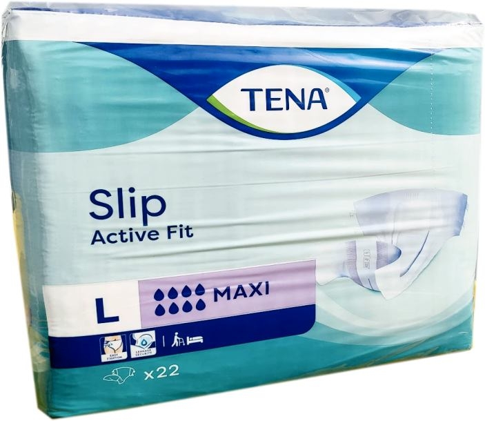 Tena Slip Active Fit Maxi ,large ,weiss/lila ,15.25.03.2069 ,FOLIE 22er Packung