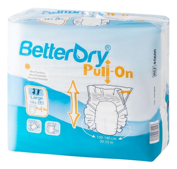BetterDry Pull-On Large L8 weiss , 14er Packung