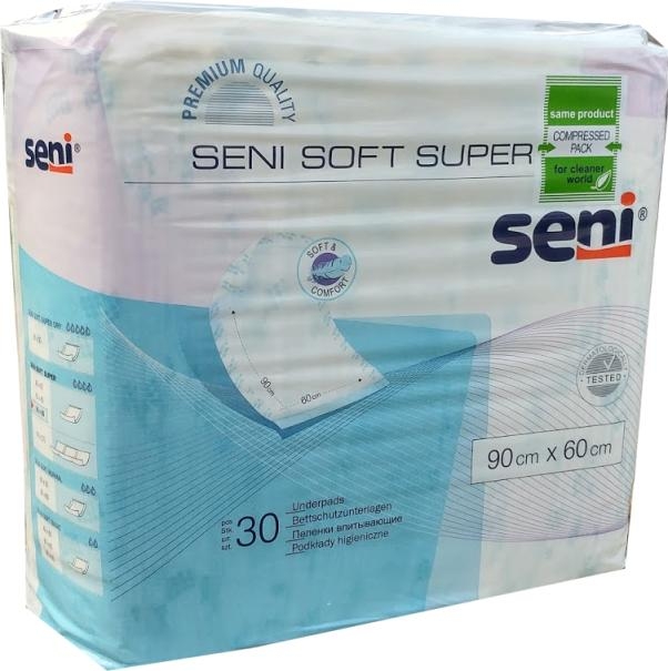 Seni Soft Super Krankenunterlagen 60x90cm ,19.40.05.5056 ,30er Packung