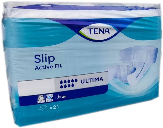 Tena Slip Active Fit Ultima , medium ,weiss/grau ,15.25.03.1081 , FOLIE 21er Packung