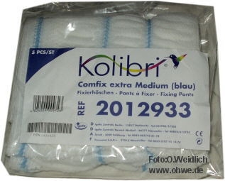 Kolibri Comfix Extra Netzhose M 5er=Pack