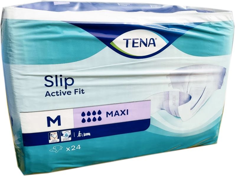 Tena Slip Active Fit Maxi , medium ,weiss/lila ,15.25.03.1081 ,FOLIE 24er Packung