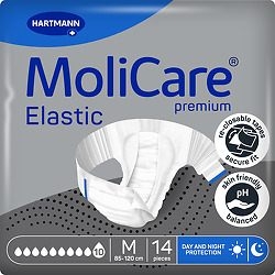Molicare Premium Elastic Slip 10 Tropfen , medium weiss/grau ,15.25.31.7133 ,14er Packung