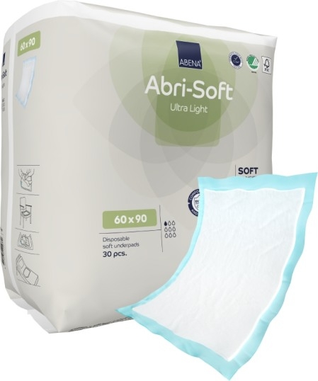 Abri Soft Ultra light Krankenunterlagen 60x90cm , 30er Packung
