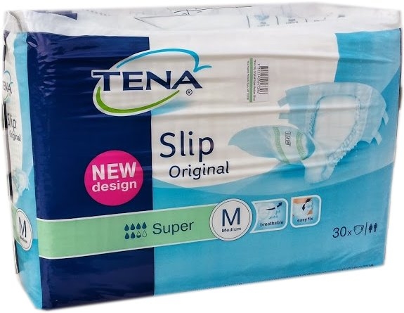 Tena Slip Original Super ,medium ,weiss/gruen ,15.25.31.7033 ,30er Packung