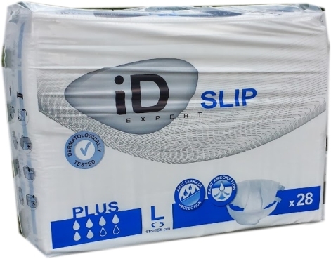 ID Expert Slip Plus ,large, weiss/blau , FOLIE, 15.25.31.8167 ,28er Packung