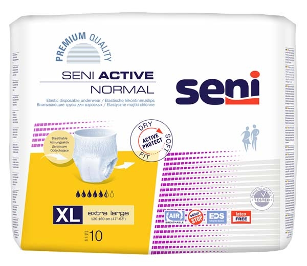 Seni Active-Pants Normal x-large ,15.25.31.2011 ,10er Packung