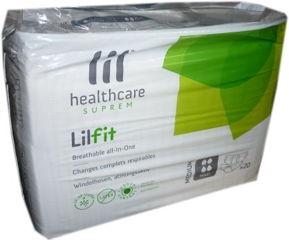 lil healthcare suprem LILFIT T4 Maxi x-large,Nacht,Windel,weiss , 15.25.03.2061, 20er Packung