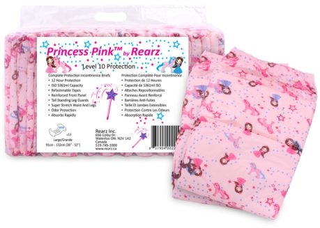 Princess Pink Windelhose medium bunt rosa, 12er Packung