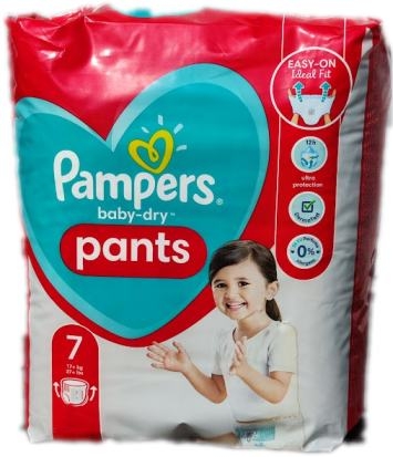Pampers Baby Dry PANTS Gr.7 Extra Large 17+ kg, 18er Packung