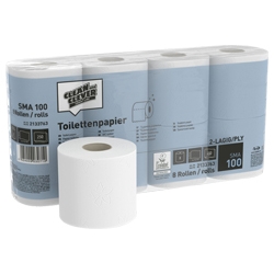 Clean und Clever SMA100 Tissue Topa 2lg 8 Rollen Toilettenpapier Packung