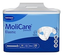 Molicare Premium Elastic 9 Tropfen maxi, medium weiss/dklblau ,15.25.03.1128 ,26er Packung