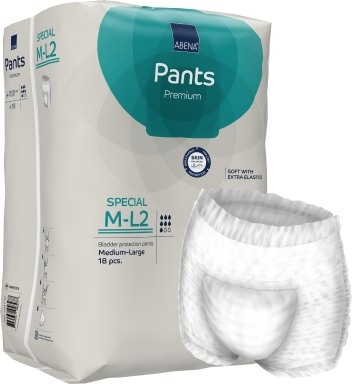 Abena Pants SPECIAL Pant M/L2 medium/large , 15.25.24.1, 18er Packung