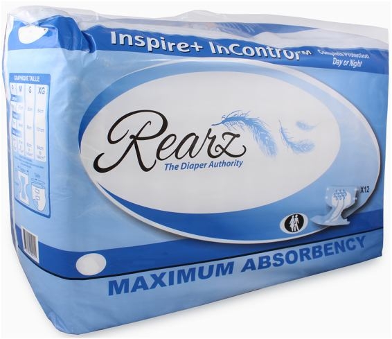 Inspire+ InControll Windelhose large weiss , 12er Packung
