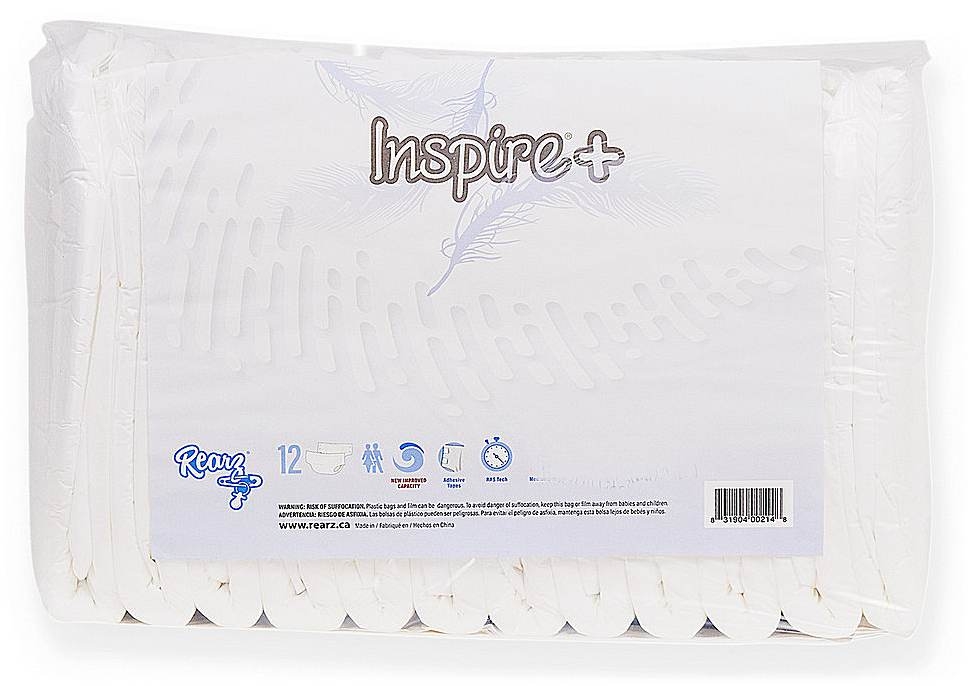 Inspire+ InControll Windelhose large weiss , 12er Packung