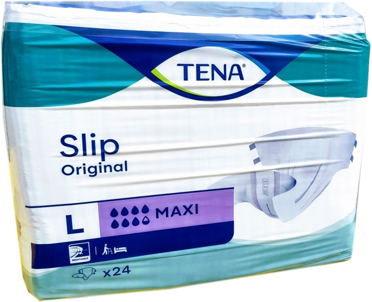 Tena Slip Original Maxi ,large ,weiss/lila ,15.25.31.8077 ,FOLIE 24er Packung