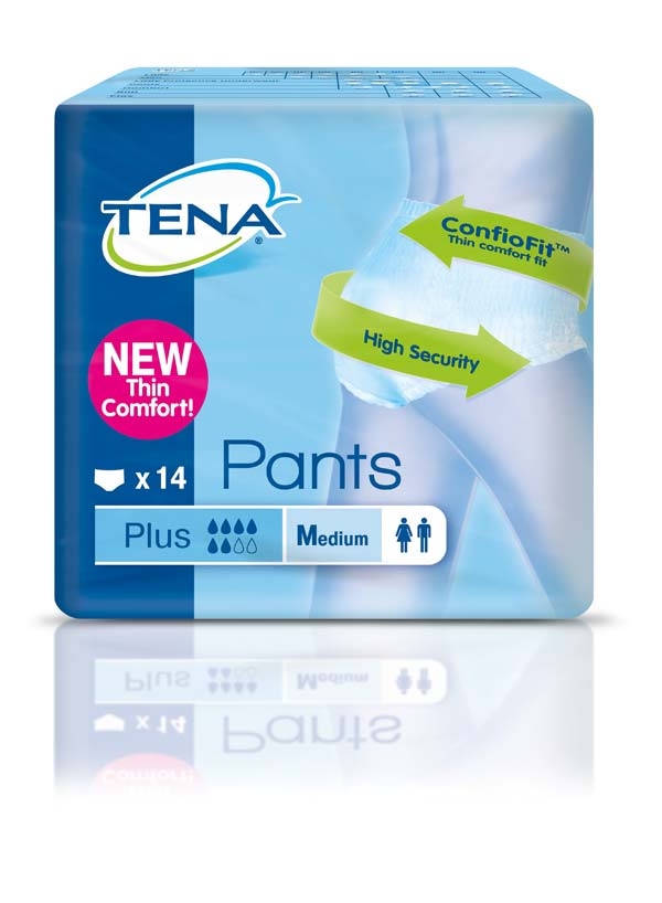 Tena Pants Plus medium , weiss 15.25.31.4022,14er Packung