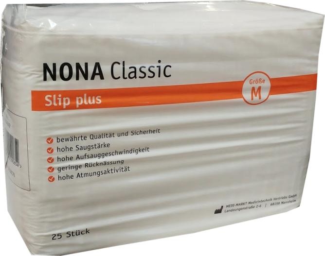 Nona Classic Slip plus medium , weiss 25er Packung