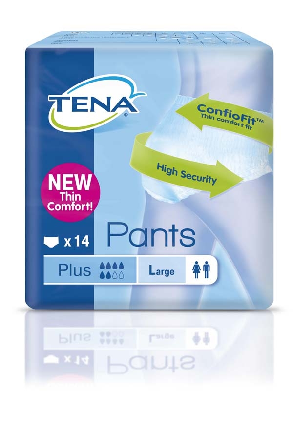 Tena Pants Plus large , weiss 15.25.31.2006 ,14er Packung
