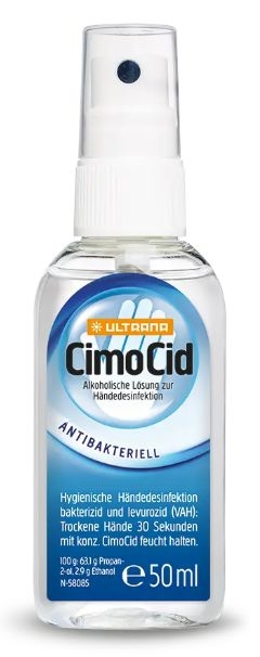 Ultrana CimoCid Haendedesinfektion Taschenflasche 50ml