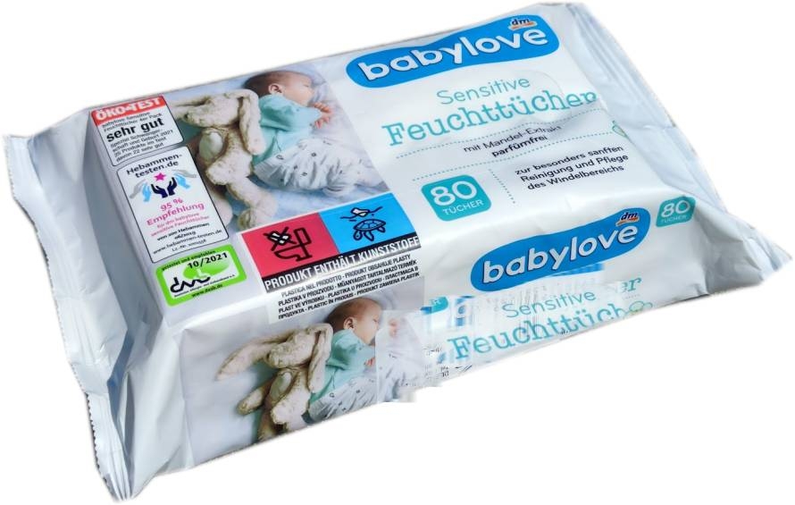 BabyLove Sensitive Feuchtpflegetuecher 80er Packung