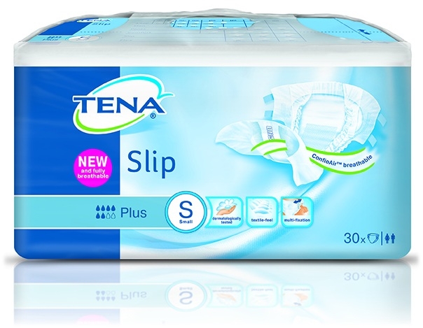 Tena Slip Plus , small ,weiss/blau ,15.25.31.0015 ,30er Packung