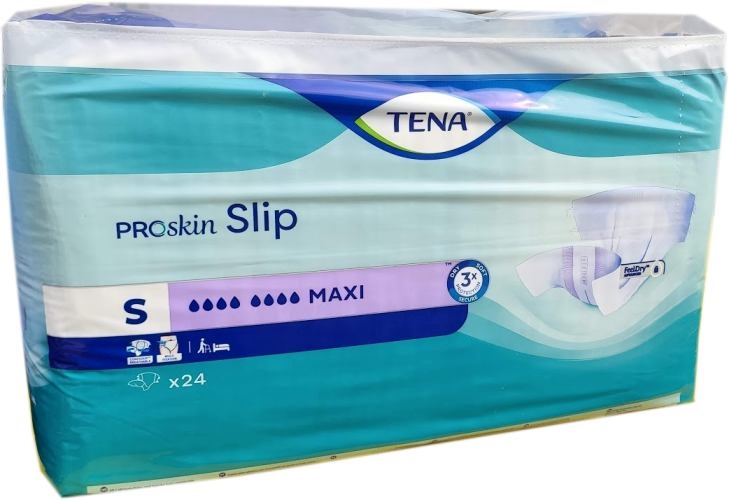 Tena Slip Maxi , small ,weiss/lila ,15.25.31.6009 , 24er Packung