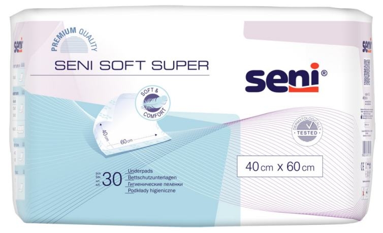 Seni Soft Super Krankenunterlagen 40x60cm ,19.40.05.3054 ,30er Packung