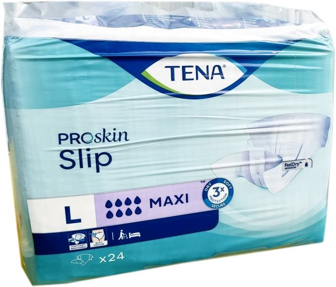 Tena Slip Maxi ,large ,weiss/lila ,15.25.31.8078 ,CottonFeel 24er Packung