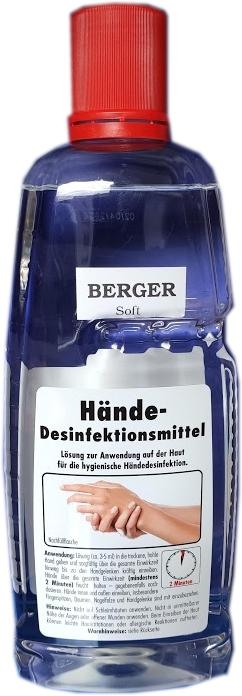 Berger Soft Haende Desinfektionsmittel 1000ml