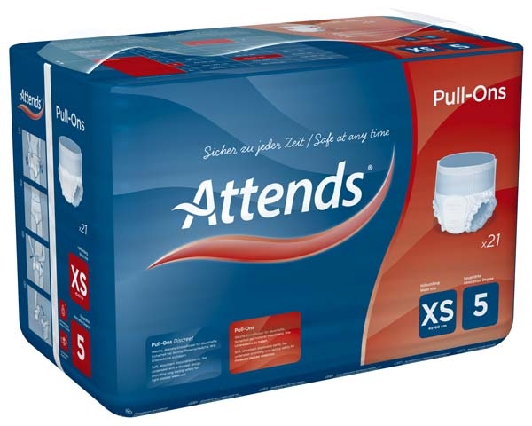 Attends Pull-Ons No.5 extra small , 15.25.31.3004 , 21er Packung
