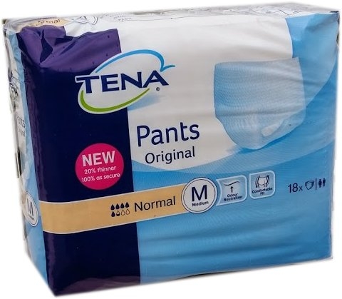 Tena Pants Original Normal medium , weiss 15.25.31.1004 ,18er Packung