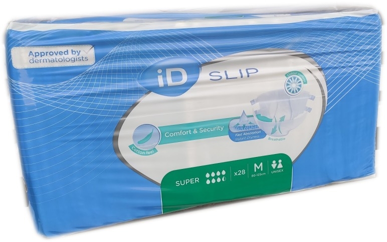 ID Expert Slip Super medium weiss/gruen , CottonFeel ,15.25.31.8059 ,28er Packung