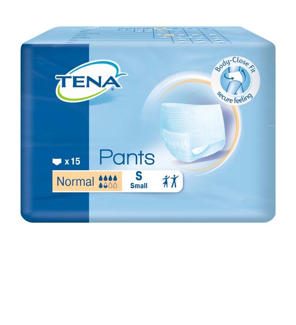 Tena Pants NORMAL Small ,weiss 15.25.31.0017 ,15er Packung