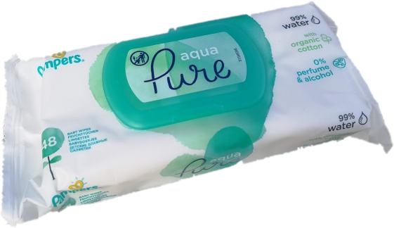 Pampers aqua Pure feuchte Tuecher 1x48 Stueck Nachfuell-Packung