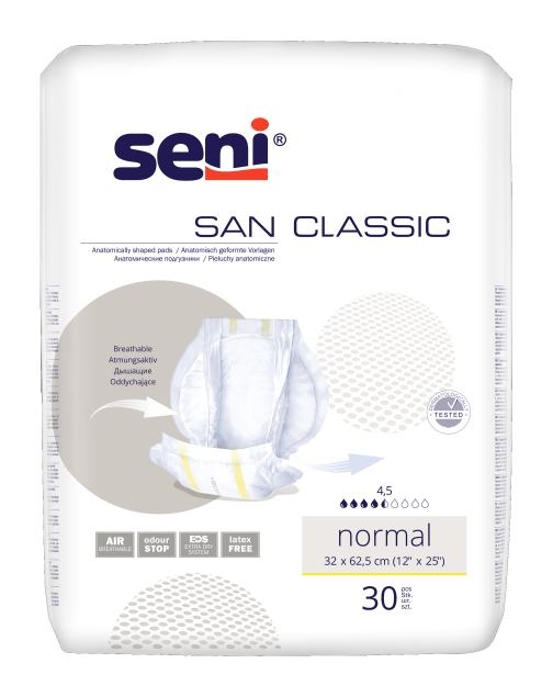 San Seni Classic Vorlage NORMAL weiss 15.25.30.1021 ,30er Packung