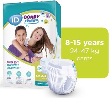 iD COMFY JUNIOR Pants 8-15 Jahre 24-47kg , Einzelstueck