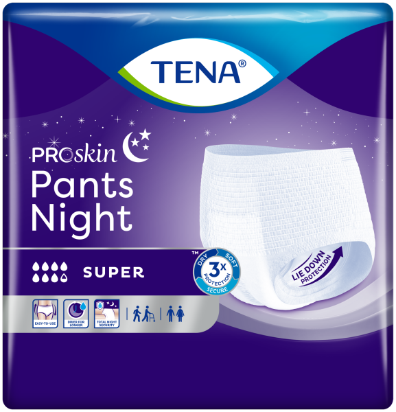 TENA PANTS Night Super medium 15.25.31.7000 ,10er Packung